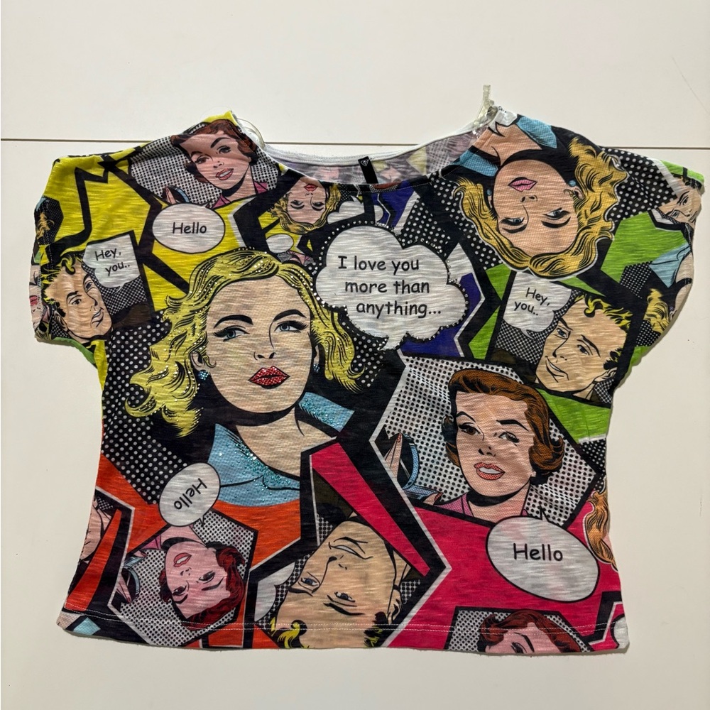 Love Culture Multicolor Pop Art Tee
